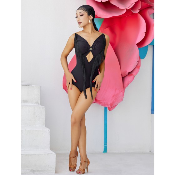 WT646 Women's Adult Latin Dance Bodysuit